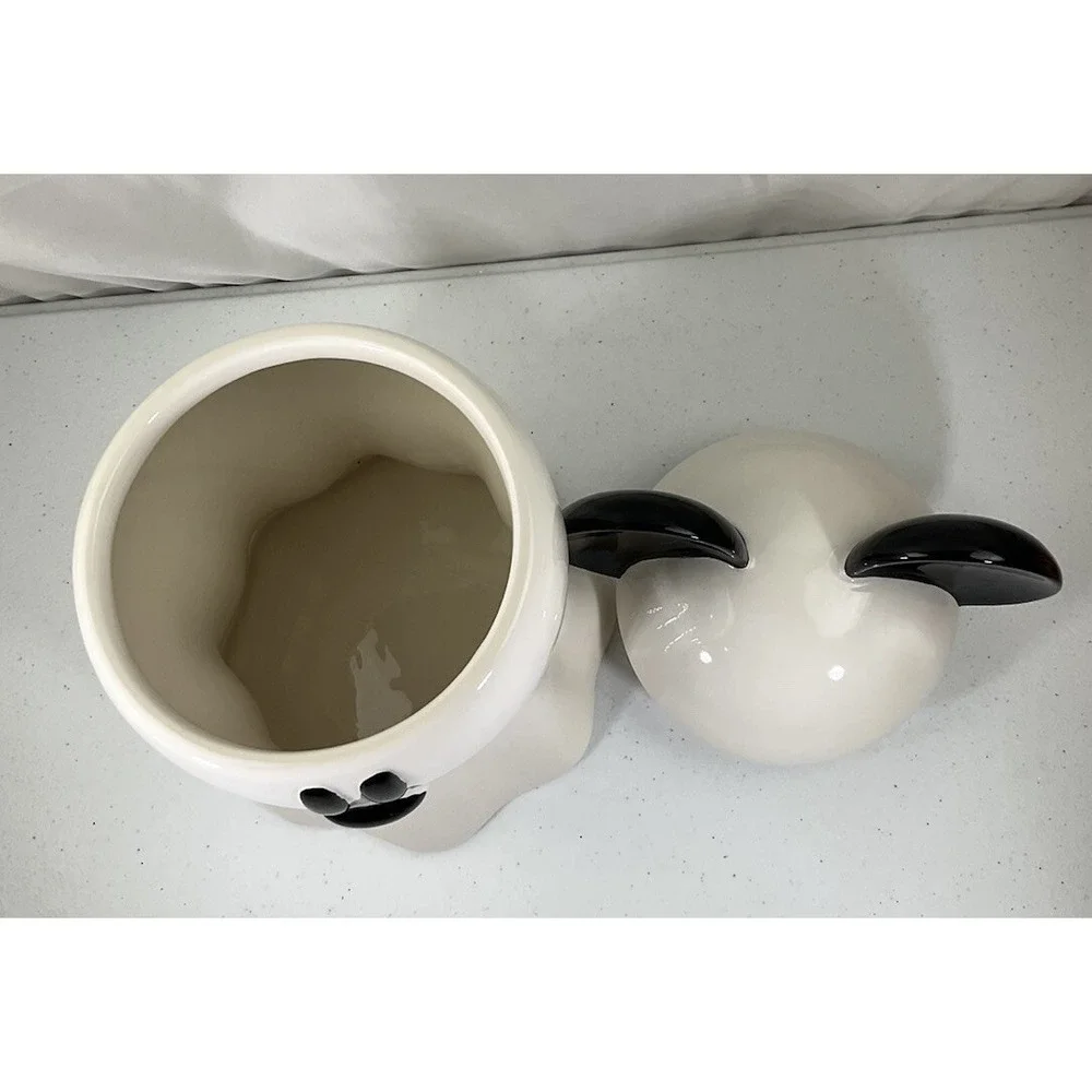 Disney Mickey Mouse Ghost Halloween Cookie Jar Canister-